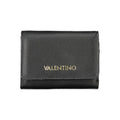 Black Polyurethane Women's Wallet