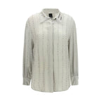 Gray Viscose Pattern Shirt