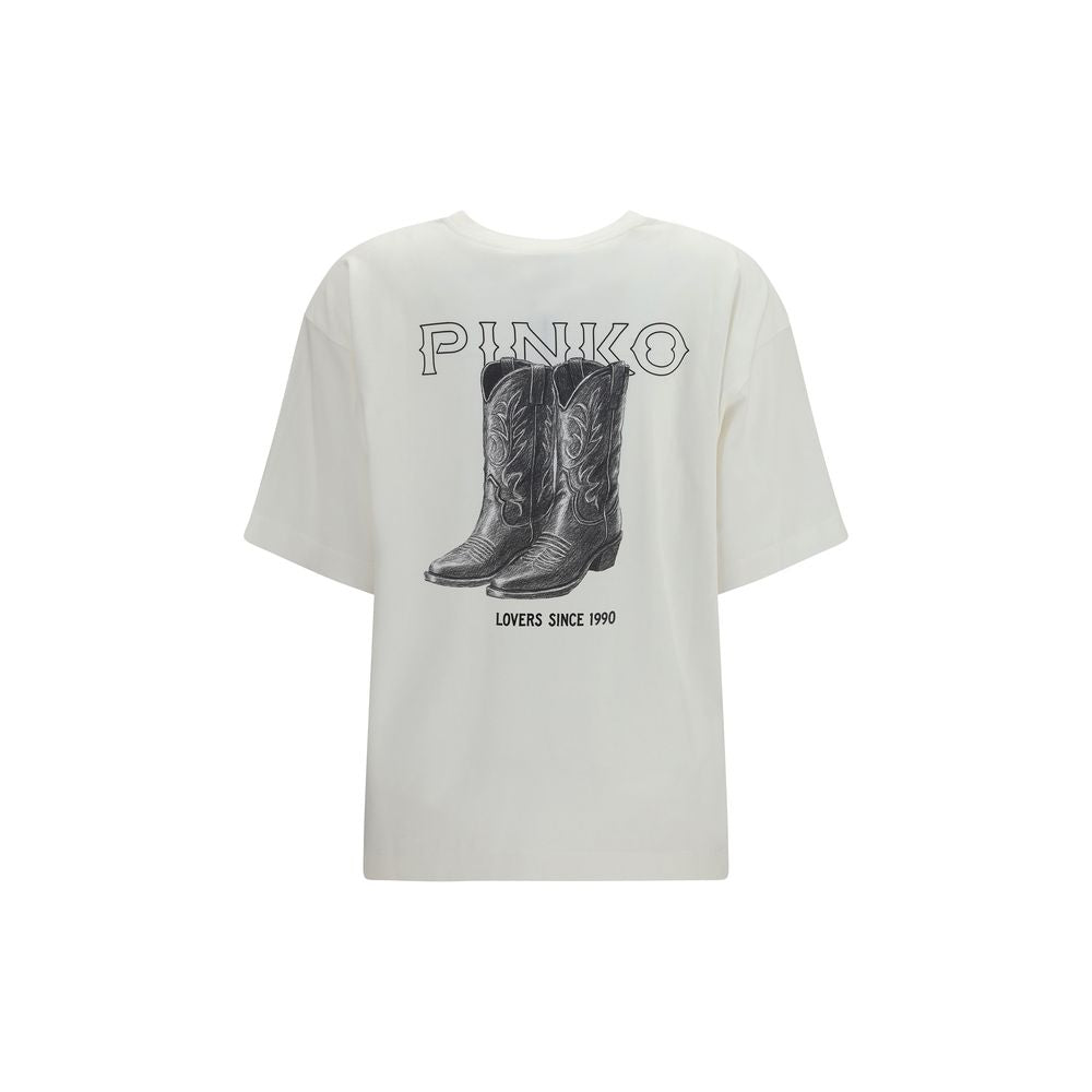 Weißes Baumwoll-T-Shirt