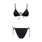 Black Polyester Bikini