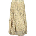 Damenrock aus beigem Polyester