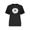 Damen T-Shirt aus schwarzer Baumwolle