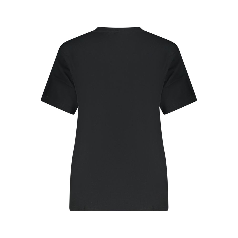 Damen T-Shirt aus schwarzer Baumwolle