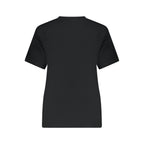 Damen T-Shirt aus schwarzer Baumwolle