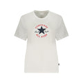 White Cotton Womens T-Shirt
