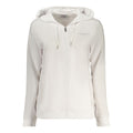 White Cotton Women's Hoodie