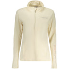 Beiges Baumwoll-Sweatshirt für Damen