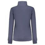 Blaues Baumwoll-Sweatshirt für Damen