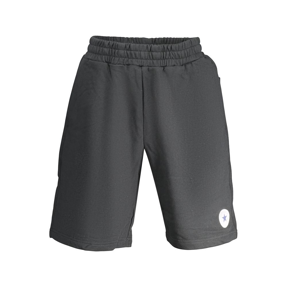 Schwarze Herren-Jogginghose aus Baumwolle