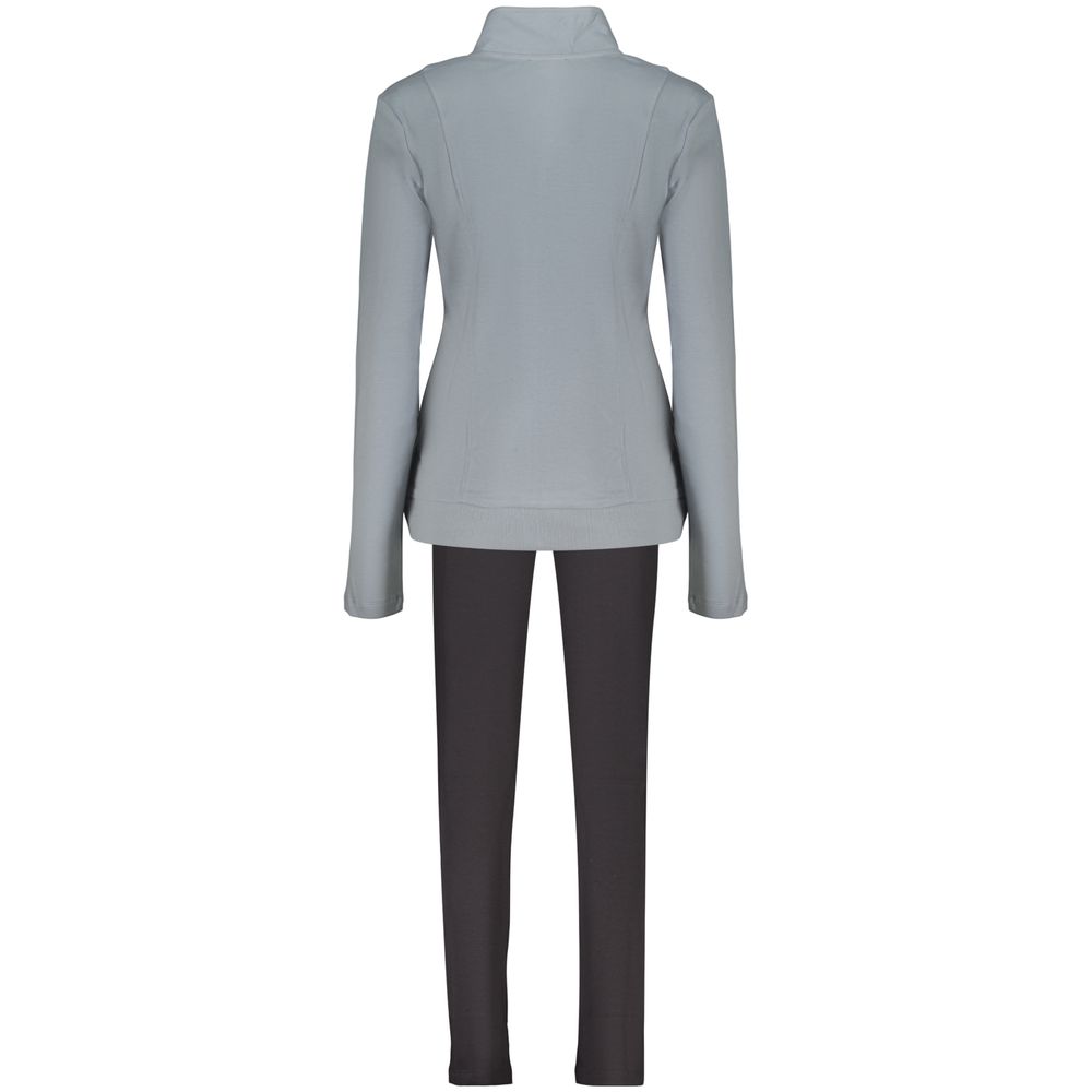 Damen Sweatshirt Set aus blauer Baumwolle