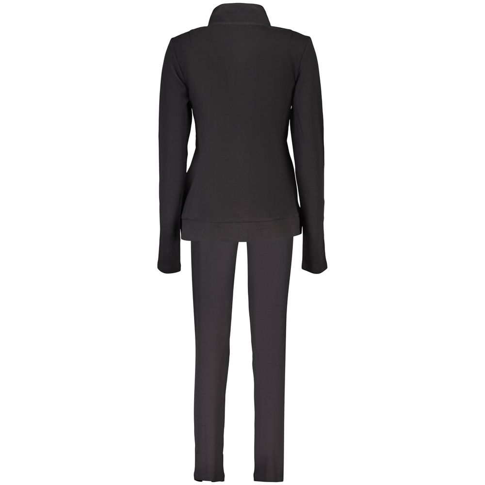 Schwarzes Baumwoll-Sweatshirt für Damen