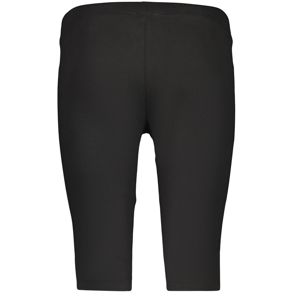 Kurze Damenshorts aus schwarzer Baumwolle