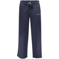 Blue Cotton Women's Trouser