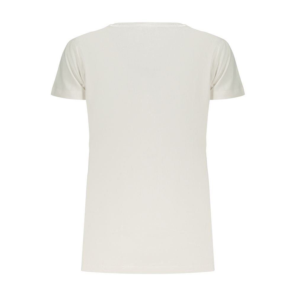 Damen-T-Shirt aus weißer Baumwolle