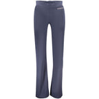 Blue Cotton Women's Trousers