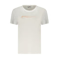 Damen-T-Shirt aus blauer Baumwolle