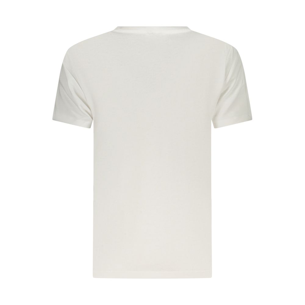 Damen-T-Shirt aus blauer Baumwolle