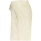 Beige Cotton Women's Shorts