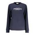 Damen-T-Shirt aus blauer Baumwolle