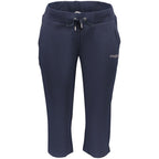Blaue Baumwollhose für Damen