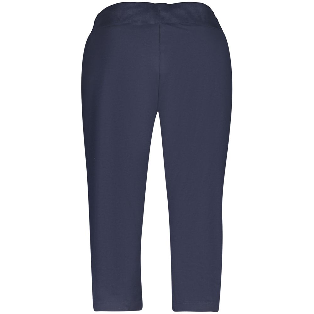 Blaue Baumwollhose für Damen