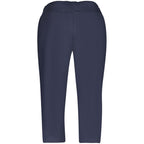 Blaue Baumwollhose für Damen