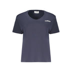 Blue Cotton Women's T-Shirt