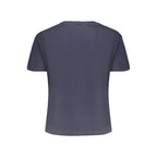 Blue Cotton Women's T-Shirt