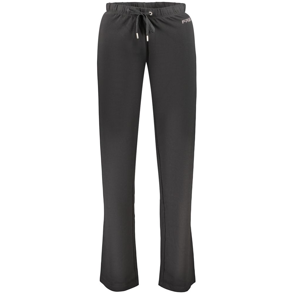 Black Cotton Women's Trouser
