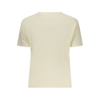 Beige Cotton Women's T-Shirt