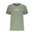 Grünes Baumwoll-T-Shirt für Damen