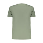 Grünes Baumwoll-T-Shirt für Damen