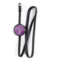 Black Leather Dress Watch