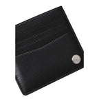 Portemonnaie aus schwarzem Leder