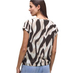 Brown Viscose Blouse
