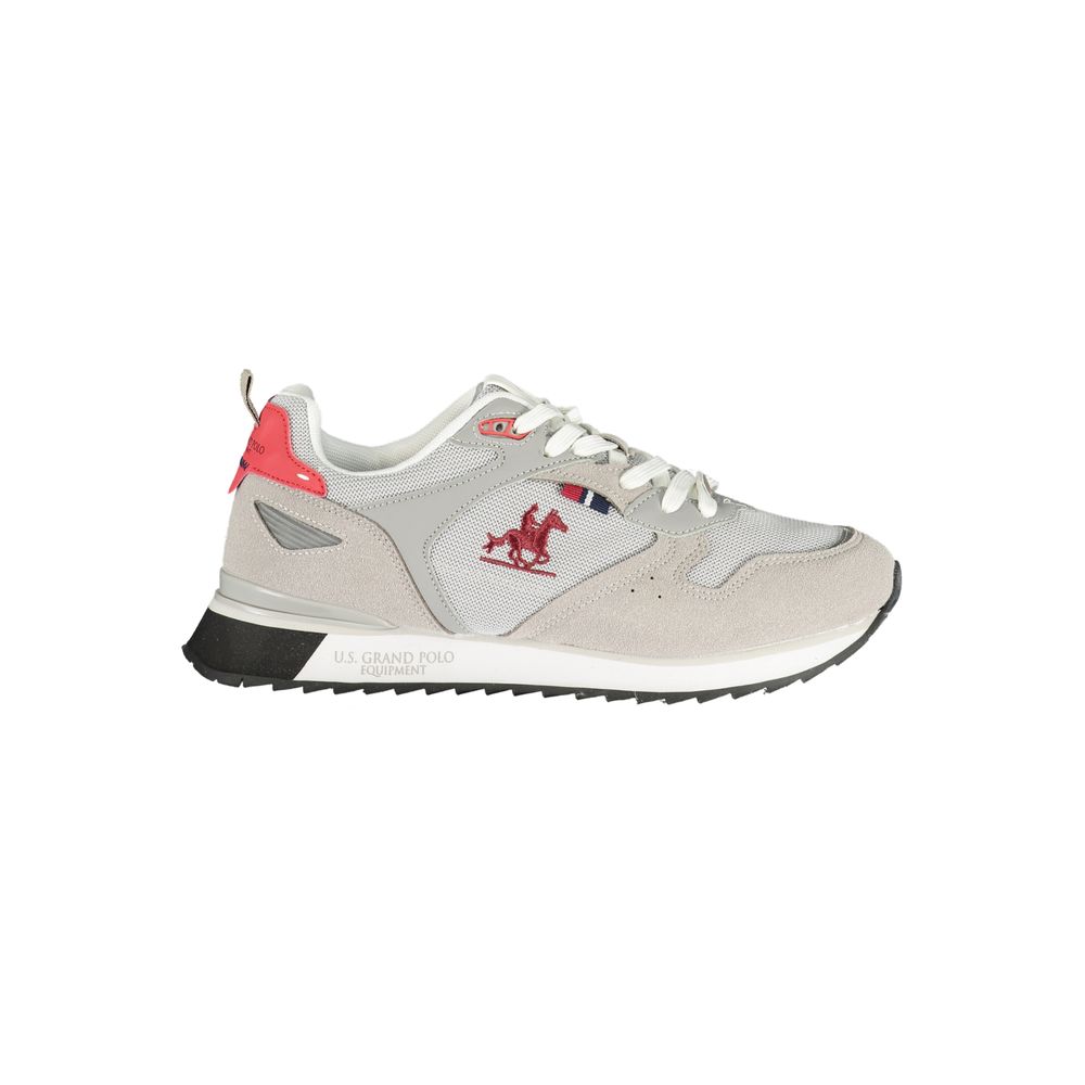 Herren-Sneaker aus grauem Polyurethan
