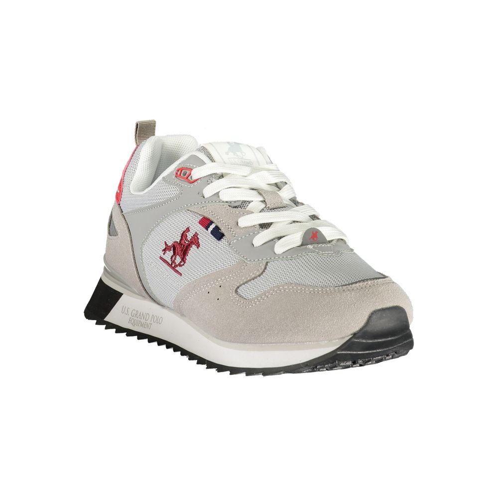 Herren-Sneaker aus grauem Polyurethan