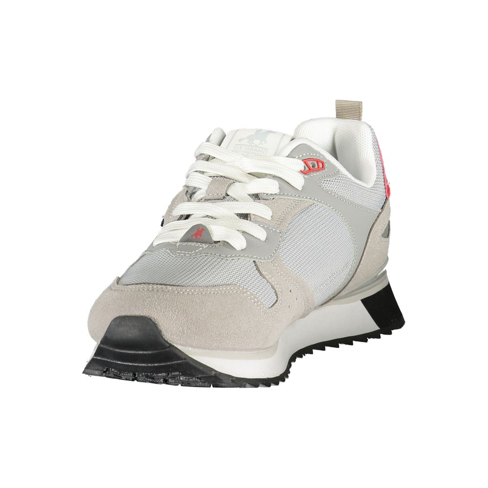 Herren-Sneaker aus grauem Polyurethan
