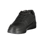 Black Polyurethane Men's Sneaker