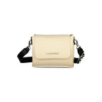 Beige Polyurethane Women's Bag