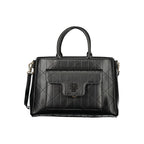 Black Polyurethane Women's Bag