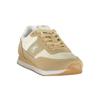 Beige Polyurethane Men's Sneaker