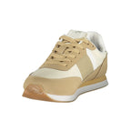 Beige Polyurethane Men's Sneaker