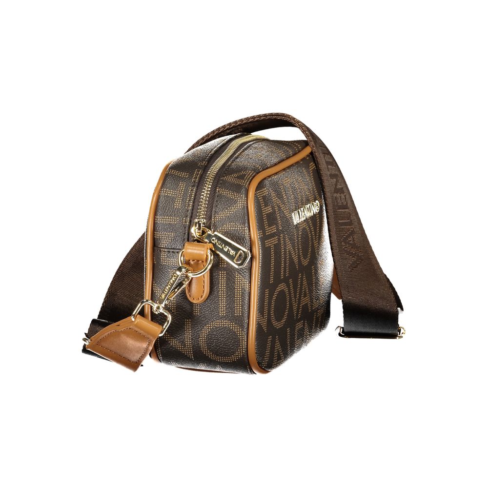 Borsa da donna in poliuretano marrone