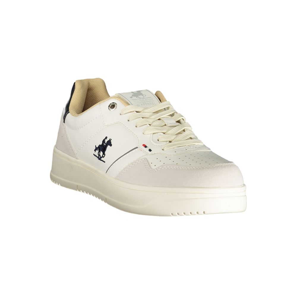 Weiße Polyester Herren Sneaker