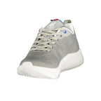 Gray Polyurethane Mens Sneaker