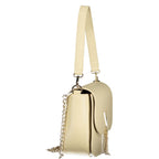 Beige Polyurethan-Damentasche