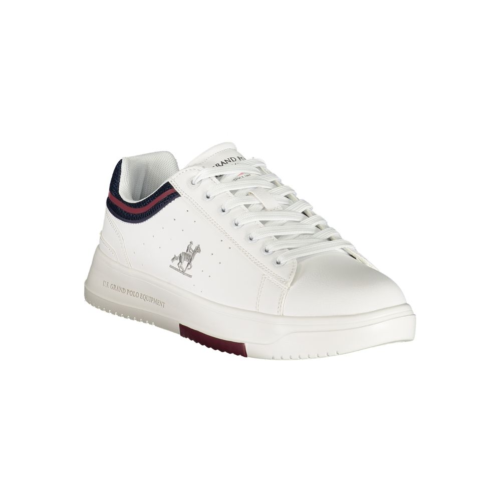 Weißer Herren-Sneaker aus Polyurethan