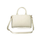 Damenhandtasche aus weißem Polyurethan