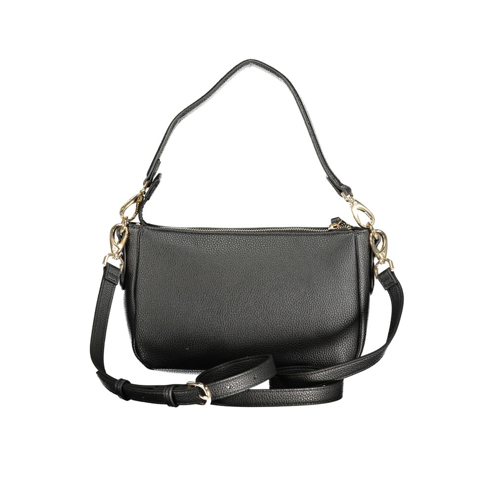 Schwarz Polyurethan Damen Tasche